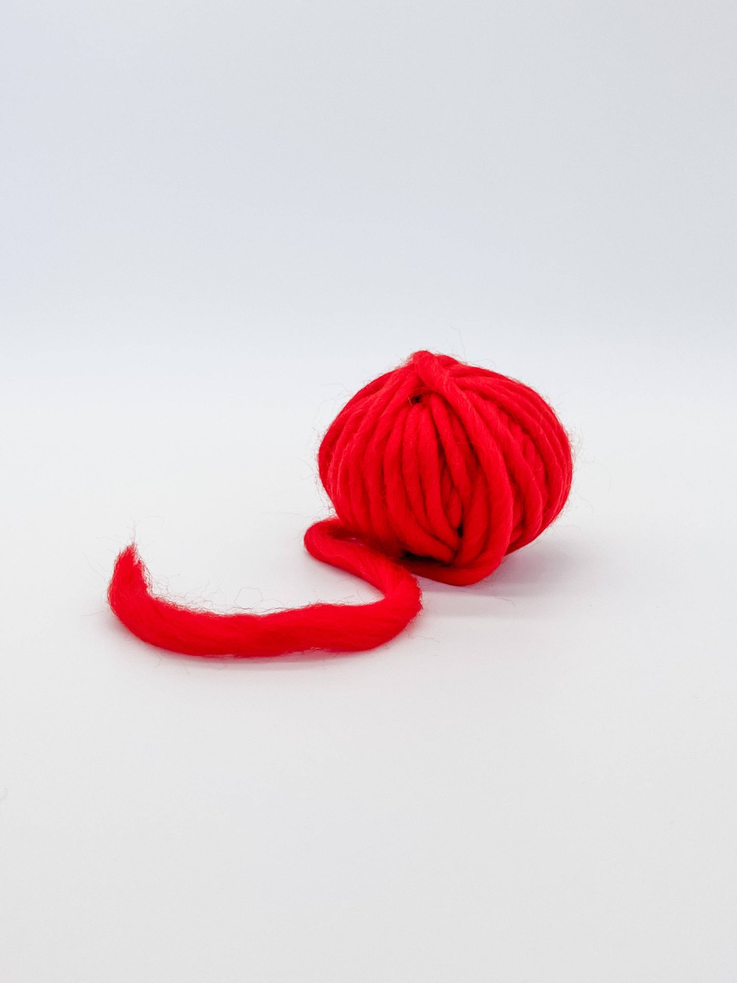 Merino Wool Yarn - 3 Colors: Red